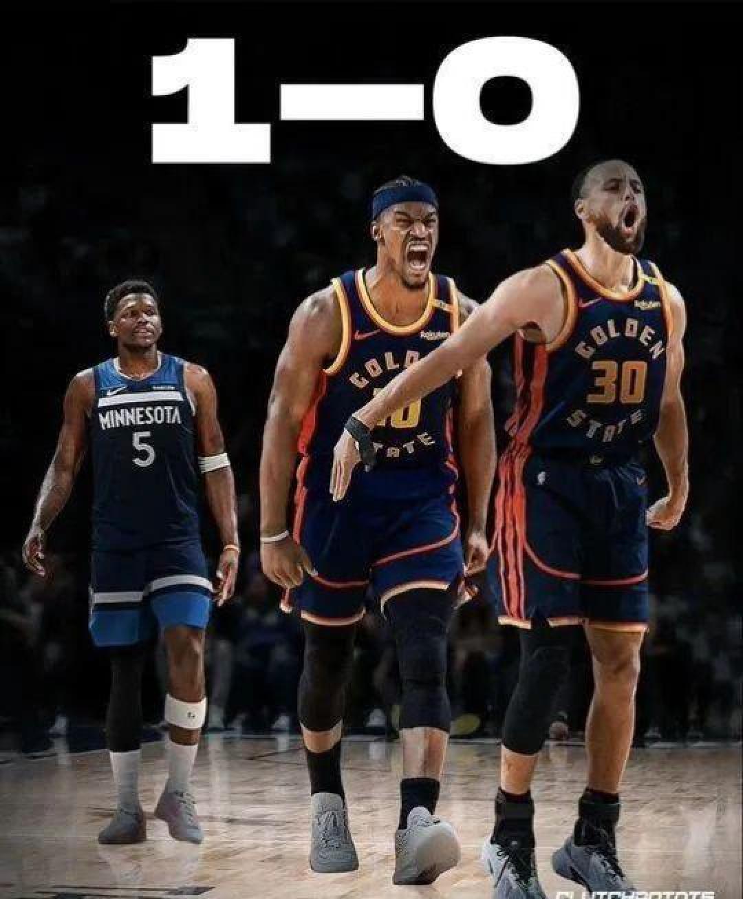 勇士客场战胜森林狼，库里